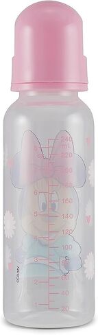 Baby Bottles 9 oz for Boys and Girls| 3 Pack of Disney "Princess Sparkles" Infant Bottles for Newborns and All Babies | BPA-Free Plastic Baby Bottle for Baby Shower in Saudi Arabia