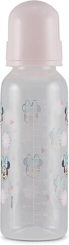 Baby Bottles 9 oz for Boys and Girls| 3 Pack of Disney "Princess Sparkles" Infant Bottles for Newborns and All Babies | BPA-Free Plastic Baby Bottle for Baby Shower in Saudi Arabia