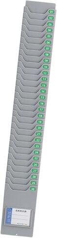 Wall Mounted Time Card Holder with Screws Payroll Device Indoor/Outdoor Factory Time Card Holder, with 25Pocket Slots in Kuwait