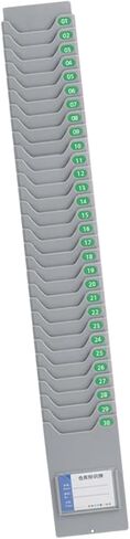 Wall Mounted Time Card Holder with Screws Payroll Device Indoor/Outdoor Factory Time Card Holder, with 25Pocket Slots in Kuwait