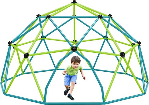 12 FT Climbing Dome for Kids 3 +, Geometric Dome Climber Play Center - Supports 1000LBS Outdoor Playset, Easy Assembly and Move in Saudi Arabia