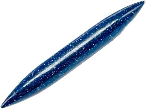 Uni Craft's Blue Sunstone Crystal Handmade Handmade Naga Jewelry ، spike tusk spike ، 14g (1.6 مم) إلى 1/2 بوصة (12 مم) ، قابل للتخصيص (4G (5 مم)) in Saudi Arabia