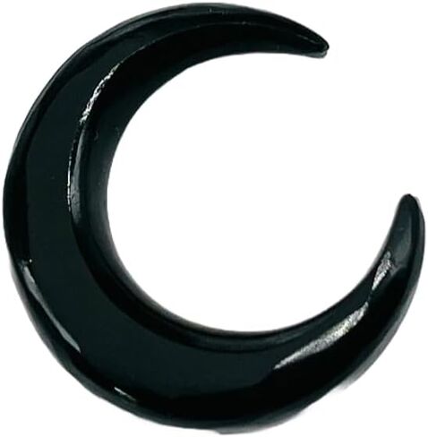 Natural Black Onyx Gemstone Handmade Naga Body Piercing Tribal Septum Horseshoe Pincher Gauges, 2mm (12g) to 12mm (1/2") (4.5 mm (5 g)) in Saudi Arabia