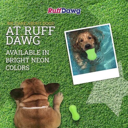 لعبة Ruff Dawg Wee-Nut Crunch المطاطية للكلاب بألوان نيون متنوعة in Saudi Arabia