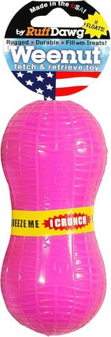 لعبة Ruff Dawg Wee-Nut Crunch المطاطية للكلاب بألوان نيون متنوعة in Saudi Arabia
