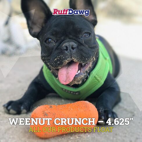 لعبة Ruff Dawg Wee-Nut Crunch المطاطية للكلاب بألوان نيون متنوعة in Saudi Arabia