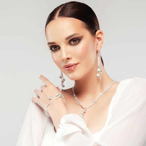 أدوات صنع القرط uxcell ، 395pcs خط السنانير يتجعيد يتجعيد أنابيب تجعيد جراد البحر clasps حلقات القفز سلسلة ارتباط مجموعة لسوار قرط DIY ، والفضة in Kuwait