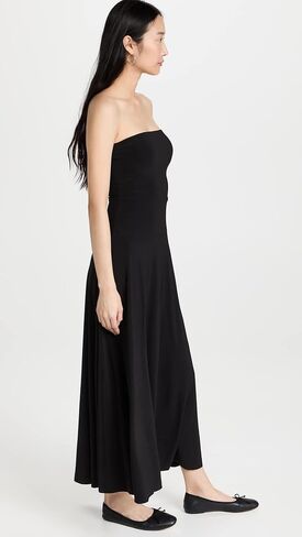Norma Kamali womens Strapless Flared to Midcalf Cocktail Dress, Blush, Medium US in Saudi Arabia