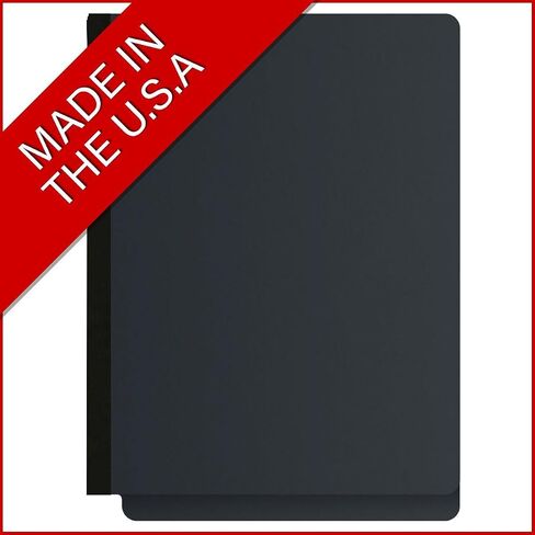 Pressboard Classification Folders, Full Cut End Tab, Letter Size, 1 Divider, Black (Box of 10) in Saudi Arabia