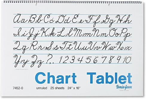 أقراص مخططات Pacon 74520 ، unruled ، 24 × 16 ، أبيض ، 25 ورقة in Saudi Arabia