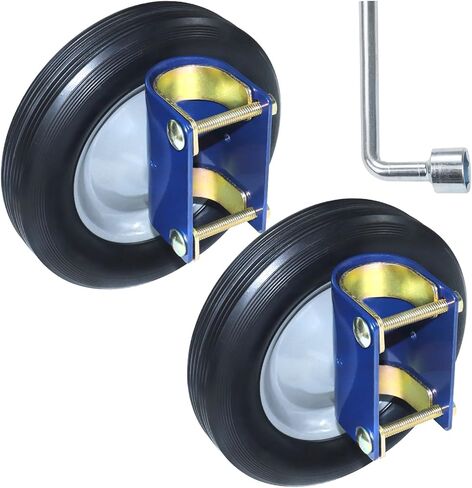 Farm Gate Wheel Replaces Speeco S16100600 Fence Gate Wheel for Round Tube Gates 1-5/8" to 2" Diameter, Allows You to Open and Close Gates Easily, Helps to Prevent Gates from Sagging in Kuwait