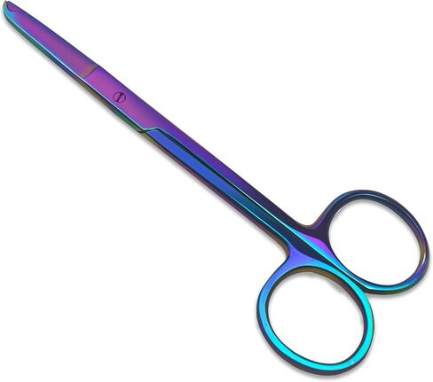 مقص Stitch 4.5 "قوس قزح - مقص إزالة خياطة الدقة مع خطاف ، أداة خياطة متعددة الألوان لعشاق DIY والحرفيين in Kuwait