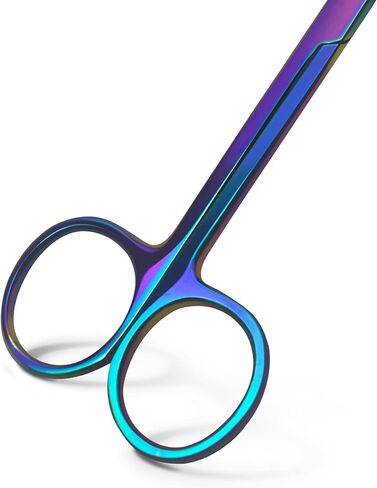 مقص Stitch 4.5 "قوس قزح - مقص إزالة خياطة الدقة مع خطاف ، أداة خياطة متعددة الألوان لعشاق DIY والحرفيين in Kuwait