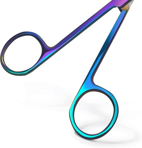 مقص Stitch 4.5 "قوس قزح - مقص إزالة خياطة الدقة مع خطاف ، أداة خياطة متعددة الألوان لعشاق DIY والحرفيين in Kuwait