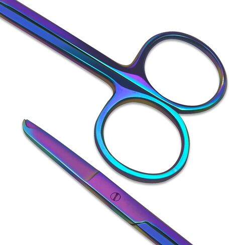 مقص Stitch 4.5 "قوس قزح - مقص إزالة خياطة الدقة مع خطاف ، أداة خياطة متعددة الألوان لعشاق DIY والحرفيين in Kuwait