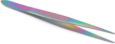 Stitch Scissors 4.5" Rainbow - Precision Suture Removal Scissors with Hook, Multicolor Suture Tool for DIY Enthusiasts and Crafters in Kuwait