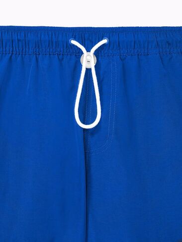Tommy Hilfiger Men's Standard Swim Trunks with Drawcord Closure, Greek Isle Blue in Saudi Arabia