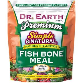 Dr Earth 722 2. 5 Lb Fish Bone Meal 3-18-0