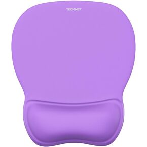 TECKNET Gel Mouse Pad with Wrist Rest, Ergonomic Office Mousepad with Wrist Support - Non-Slip & Smooth Surface Comfortable Desk Accessories Mat for Office, Gaming and Study - Gradient