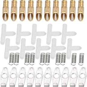 10Pcs Automatic Rabbit Water Feeder, Stainless Steel Nipple Waterer for Rabbit Bunny(#1)