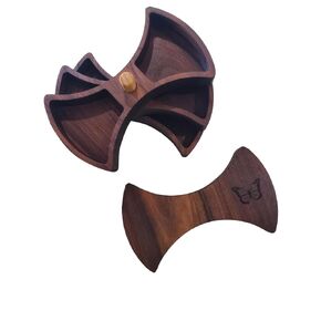 Walnut sectional jewelry box