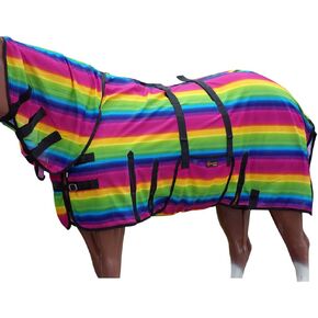 HILASON Horse Fly Sheet - Summer Spring UV Protection Mesh Bug Mosquito FlySheet for Horses | Mosquito Horse Fly-Sheet