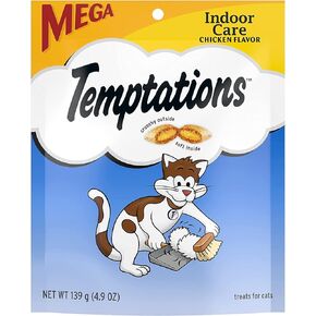 Whiskas Temptations Indoor Care Flavor Cat يعامل 4.9 أوقية بواسطة المريخ (حزمة 3 حزم) in Kuwait