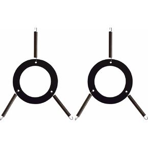 Mounting Spring Clips for Reptile Habitat Lighting Domes (2 Pack) - Universal Terrarium Lid Clamps, Secure Heat Lamp Dome Lock