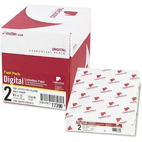 nekoosa Premium Digital Carbonless Paper, White, Yellow