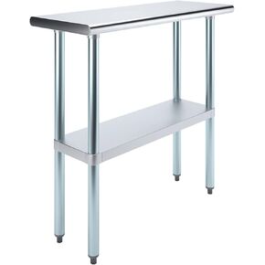 14 in. x 36 in. Stainless Steel Work Table | NSF Kitchen Prep Table | Utitly Metal Table