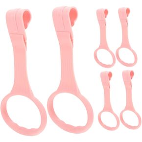 6Pcs Pull Up Rings for Playpen Hand Pull Up Assist Handles for Standing Training Walking Support Crib Attachment for Balance