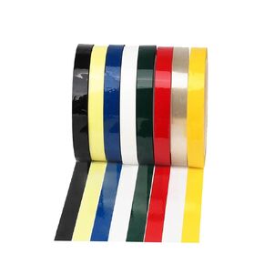 Dry Erase Tape Whiteboard Pinstripe Tape - 8 Multi-Color Vinyl Tape for Gym Floor, Chart & Whiteboard Marking | Waterproof, No-Residue PET Adhesive