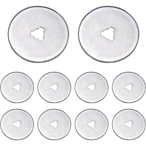 PSON 10 Pack 28mm شفرات القطع الدورانية الحادة ، شفرات استبدال لوازم اللحف ، شفرات قطع دوارة متوافقة للخياطة ، الفنون ، الحرف اليدوية ، DIY in Kuwait