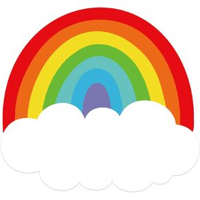120 Pcs Rainbow Name Plates for Classroom Desks Colorful Rainbow Students Name Tags Self Adhesive Locker Labels Colored Bulletin Board Decoration for Classroom Teacher Back to School Party Decor