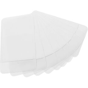 NUOBESTY 10pcs PVC Pocket Protectors for Shirts Pen Holders for Nurses and Doctors Ink Stain Prevention Soft Material Multifunctional Organizer for Professional Use