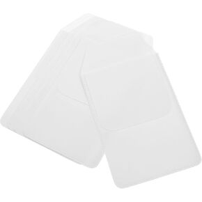 Angoily 5pcs PVC Pocket Protectors for Shirts Organizer for Nurses Doctors Professionals Prevent Ink Stains Keep Pens Badges Secure for Lab Coats and Work Attire