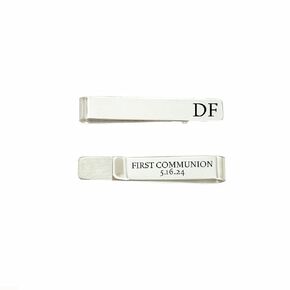 شخصيا أول شركة للتواصل مع هدية الصبي أول مقطع ربطة عنق هدية 1st Compleion Tie Bar Boy Clip 1st Compleion Gift Little Boy Gift Comple-Tie