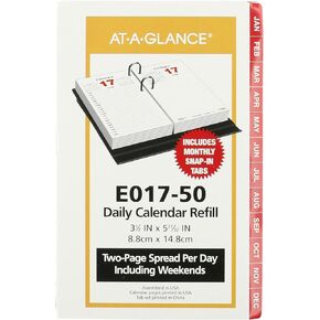 AT-A-GLANCE 2016 Leaf Desk Calendar Rechill (AAGE01750)