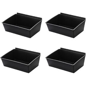 Sumnacon Slatwall Bins 4 Pcs Large Slatwall Organizer for Garage Plastic Slatwall Storage Bins for Storing Garage Accessories Multiple Stackable Slatwall Tool Organizer for Workshops,Shopping Malls in Saudi Arabia