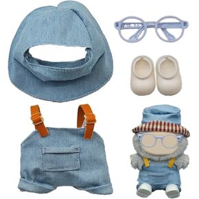 Doll Clothes Accessories Set for 17cm Doll, Funny Outfit Set Compatible with 17cm Doll, Adorable Doll Clothing Set, Cute Clothes for Dress up Unique Style, No Doll Included