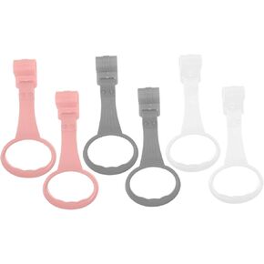 Toyandona 6pcs Crib Hanging Rings for Boy Girl Pull Rings for Walking Walking Handle Handle Design Crib Playpen Expensity لتنمية المهارات الحركية