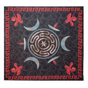 Altar Cloth or Tarot Mat - Hekate's (Hecate) Wheel Altar Cloth - for Pagan or Wiccan Altar