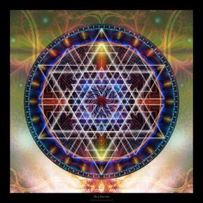 Arcturus Flower of Life Tapestry | Sacred Geometry Wall Hanging | Mandala | Spiritual | Visionary | Art (Medium)