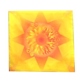 Altar Cloth or Tarot Mat - Sun & Sunflower - Pagan or Wiccan Altar or Tarot Cloth for Rituals, Tarot Readings & Fortune-telling
