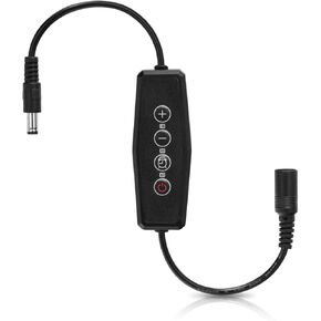 Aquarium Light Timer&Dimmer Fish Tank Light Controller with Adjustable Brightness Single Channel LED Light Timer 4/8/12h Dimmer Lights Switch for 5-24V DC LED Lights