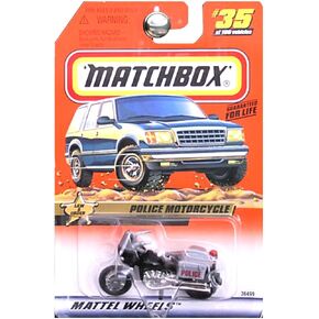 Matchbox 1999-35 Law & Order Police Motorcycle 1:64 Scale