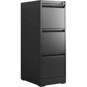Metal File Cabinet with Drawer Heavy Duty Locking File Cabinets Home Office Steel Filing Cabinet Vertical File Cabinets for Legal/Letter Size File,Assembly Required