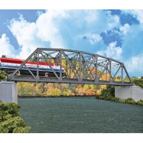 Walthers Cornerstone HO Scale Kit Arched Pratt Truss Railroad Bridge DoubleTrack