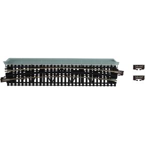 Kato USA, Inc. N 19" Curved Deck Girder Bridge Gray 15 Degree, KAT20472