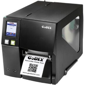 McAuley Labels GoDEX EZ2350i High-Resolution Thermal Label Printer – 300 DPI, 4" Barcode Printer with Color Display – Durable Industrial Design